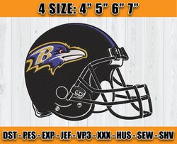 Ravens Embroidery, NFL Ravens Embroidery, NFL Machine Embroidery Digital, 4 sizes Machine Emb Files -27