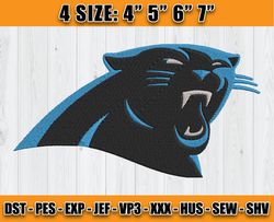Panthers Embroidery, NFL Panthers Embroidery, NFL Machine Embroidery Digital, 4 sizes Machine Emb Files - 02-Tumblerpng