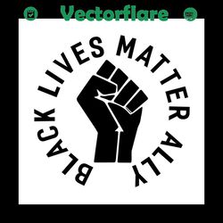Black lives matters ally,juneteenth,,black svg, black lives matter, black power, black history shirt, black pride, marti