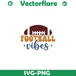 Football vibes PNG SVG, Retro Football SVG Bundle