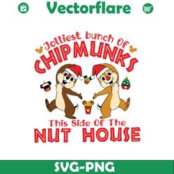 Jolliest Bunch Of Chipmunks SVG