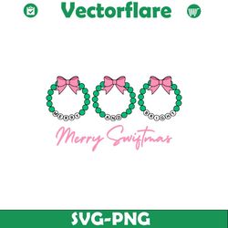 Merry Swiftmas Bracelet Tree SVG