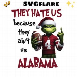 They Hate Us Because They Aint Us Alabama PNG