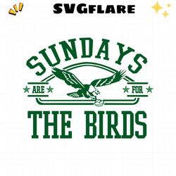 Sundays Are For The Birds Philadelphia Football Svg