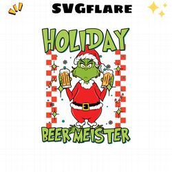 Retro Holiday Beer Meister SVG