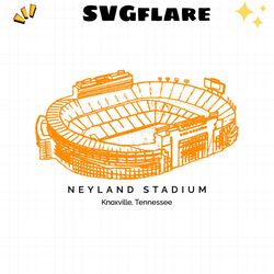 Neyland Stadium Tennessee Volunteers SVG