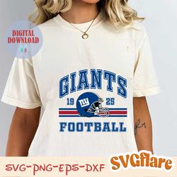 New York Giants Football Svg Digital Download