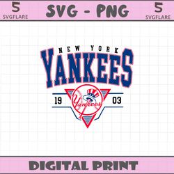 New York Yankees Baseball MLB 1903 SVG
