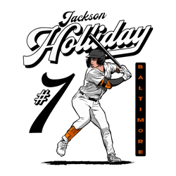 Jackson Holliday Baltimore Orioles Baseball Player SVG
