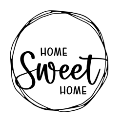 Home Sweet Home Door Hanger Svg Files