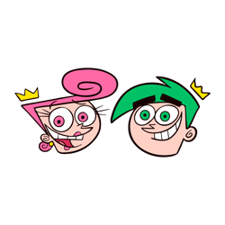 Wanda and Cosmo, The Fairly OddParents SVG PNG PDF / T-shirt svg / Cutting file / Coffee mug svg / Sublimation / Cricut
