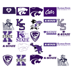 Team 10 - Kansas State College SVG, Wildcats SVG, University, Athletics, Football, Basketball, KSU, Mom, Dad, Game Day,