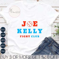 Joe Kelly Fight Club Dodgers Player SVG