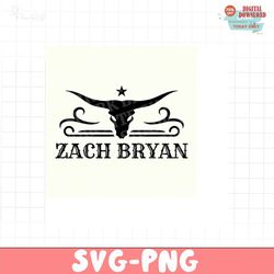 Zach Bryan Bull SVG, Zach Bryan SVG, Country Music, Concert, Country SVG, Sun To Me, Cut File For Cricut