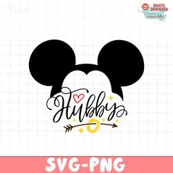 Hubby mickey png, Mouse Couple Png