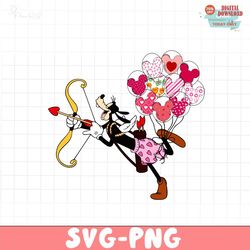 Cupid Goofy valentine png, Happy Valentine Png