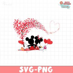 Mickey Minnie Disney Couple Valentine SVG