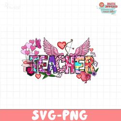 Teacher Valentine day PNG file