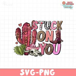 Stuck On You Png file, Happy Valentine Png