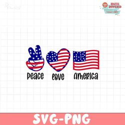 Peach love america SVG PNG, 4th of July SVG Bundle