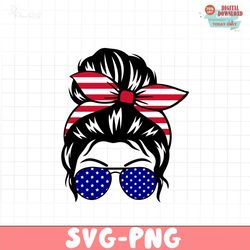 4th July SVG Mom PNG