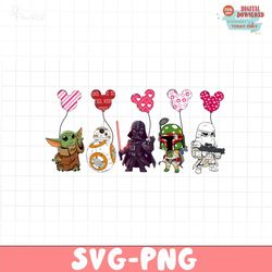 Baby Yoda Valentine png, Happy Valentine Png