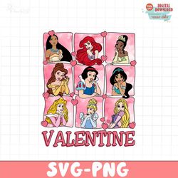 Princess Squad Png, Family Vacation Png, Cartoon Valentine Png