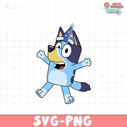 Bluey Birthday Png SVG