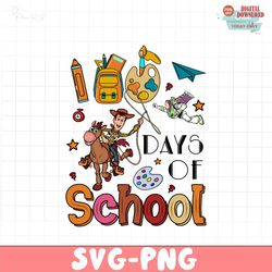 100 days of school toy story PNG