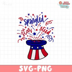Stars spangled stud SVG PNG, 4th of July SVG Bundle