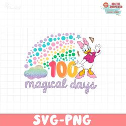 -100 days Magical daisy dusck PNG