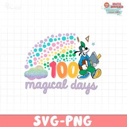 100 days Magical daisy Goofy PNG