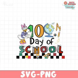 100 days of school star daissy duck PNG file