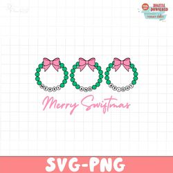 Merry Swiftmas Bracelet Tree SVG