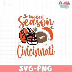 The Best Season Cincinnati Christmas SVG Download
