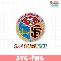 San Francisco Sports SVG Cricut Digital Download