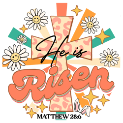 He Is Risen Mathew Happy Easter Peeps Jesus SVG
