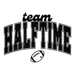 Retro Team Halftime Super Bowl SVG