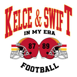 Kelce And Swift In My Era Football SVG