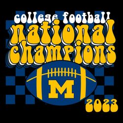 -College Football National Champions 2023 SVG
