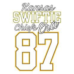 Kansas Swiftie Chiefs Era 87 Svg Digital Download