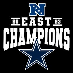 NFC East Champions 2023 Cowboys Football SVG