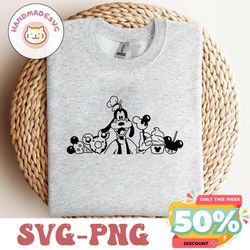 Goofy SVG Disneyland snacks svg , clipart png , cut file outline silhouette