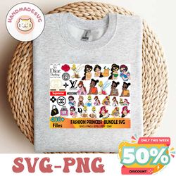 400 Files Fashion Princess Bundle SVG