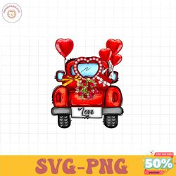 Love Truck Png file, Happy Valentine Png