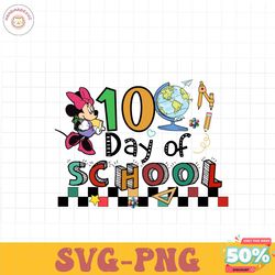 100 days of school star Minie PNG file