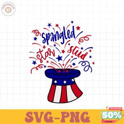 Stars spangled stud SVG PNG, 4th of July SVG Bundle