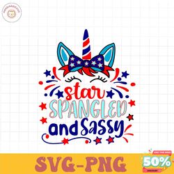 Stars spangled and sassy SVG PNG, 4th of July SVG Bundle