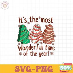 Wonderful Time Of The Year Tree Cake PNG