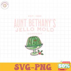 Aunt Bethanys Jello Mold Company SVG
